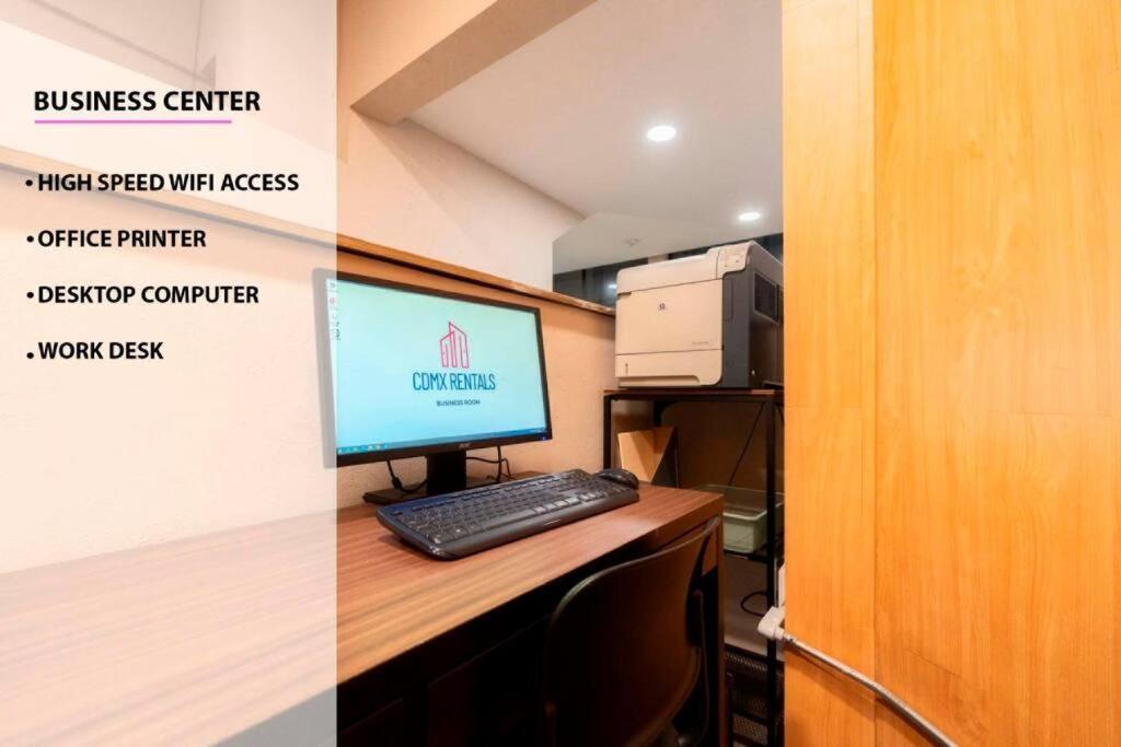 Appartement 503 Walk The Center 1bdrm 1 Bath Ac Rooftop Mexico-stad